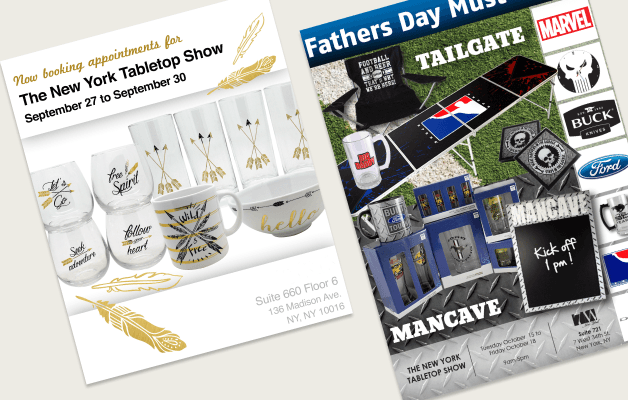I designed email graphics, websites, print flyers, and more.
