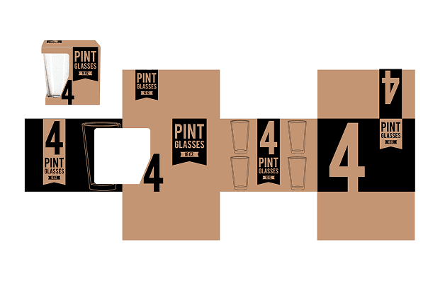 I designed packaging of varied materials and types.